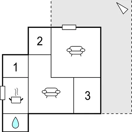 Three-bedroom In Karrebaksminde Dom wakacyjny *